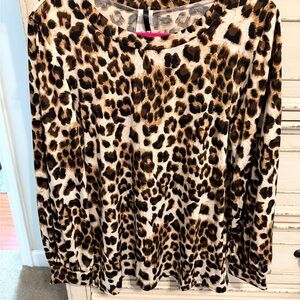 Leopard Print Women's Top